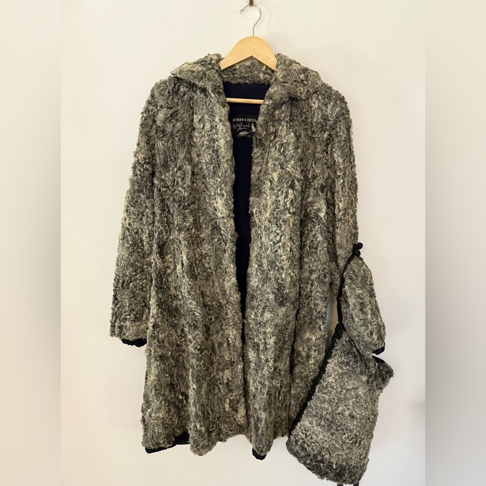 1950s Joseph C. Bicha Better-Maid Furs Coat vintage historic